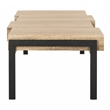 Safavieh Alexander Wood and Metal Coffee Table  in Multi- Color / Brown