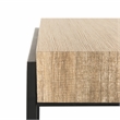 Safavieh Alexander Wood and Metal Coffee Table  in Multi- Color / Brown