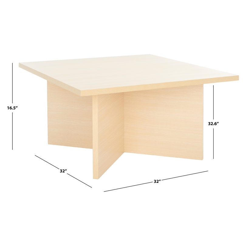 Safavieh Cathen Wood Coffee Table in Natural