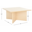 Safavieh Cathen Wood Coffee Table in Natural