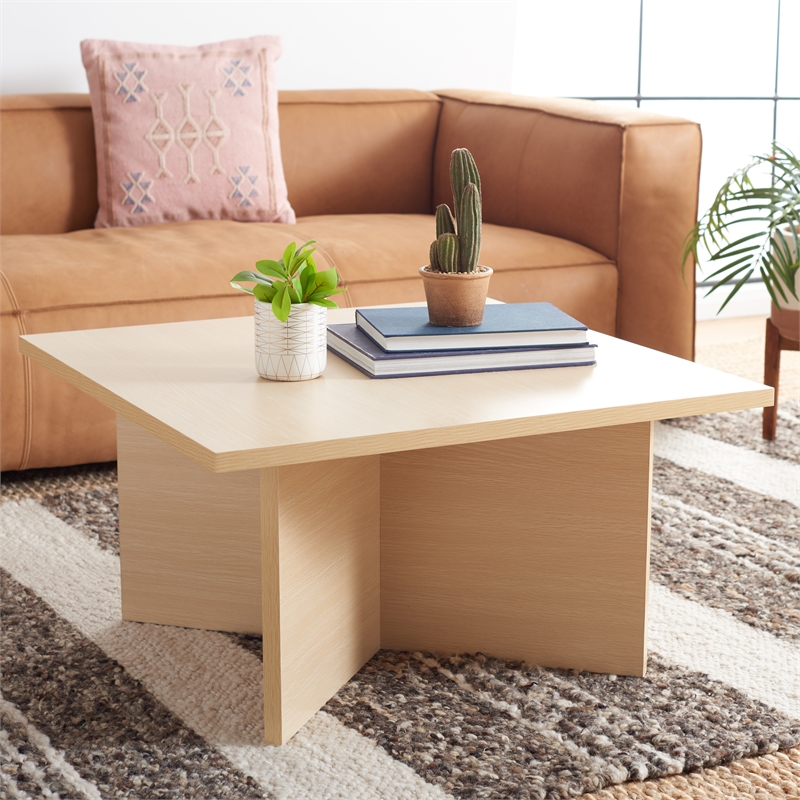Safavieh Cathen Wood Coffee Table in Natural