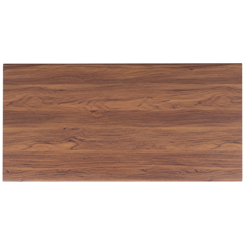 Safavieh Rori Wood and Metal 2 Door Coffee Table in Walnut