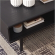 Safavieh Rori Wood and Metal 2 Door Coffee Table in Black