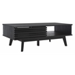 Safavieh Rori Wood and Metal 2 Door Coffee Table in Black