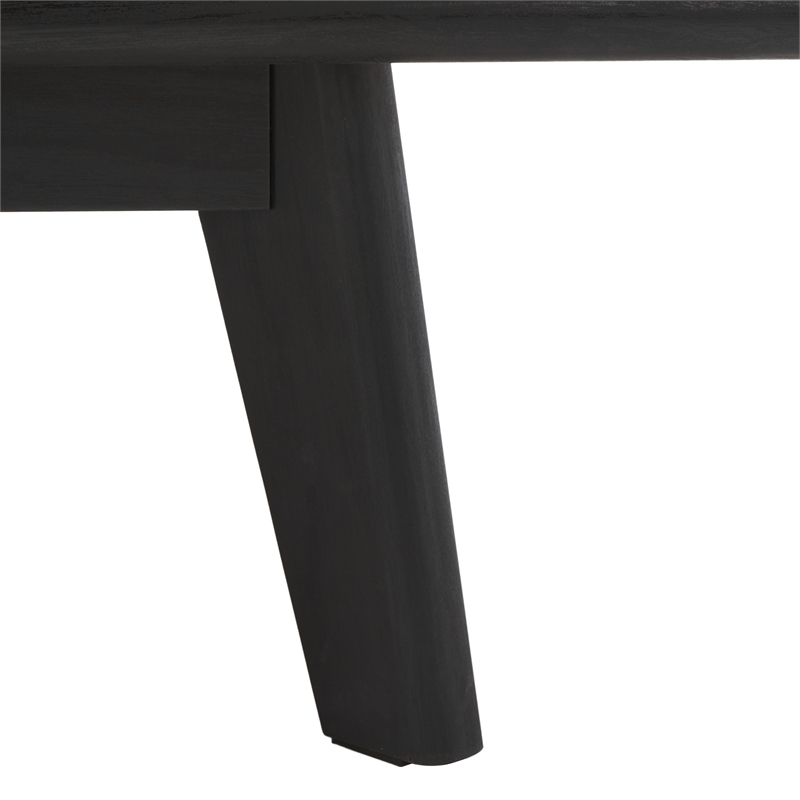 Safavieh Rori Wood and Metal 2 Door Coffee Table in Black