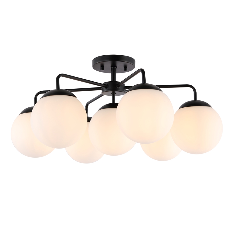 Safavieh Camdyn Iron and Glass 7Lt 25