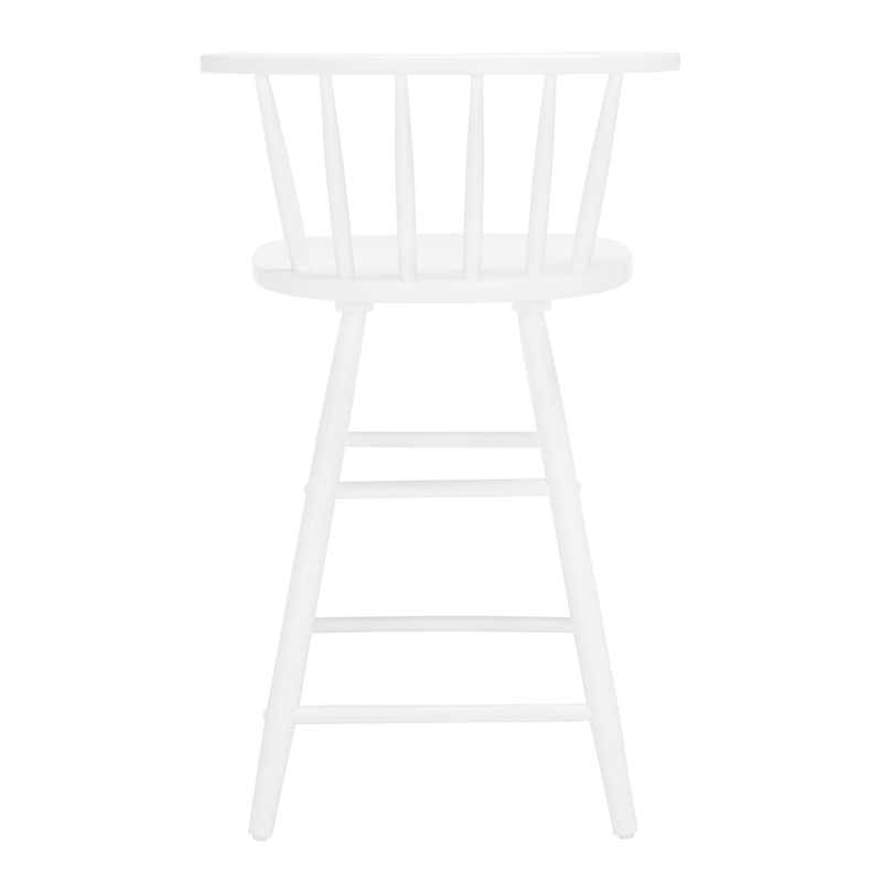 Safavieh Jay Wood Counter Stool in White