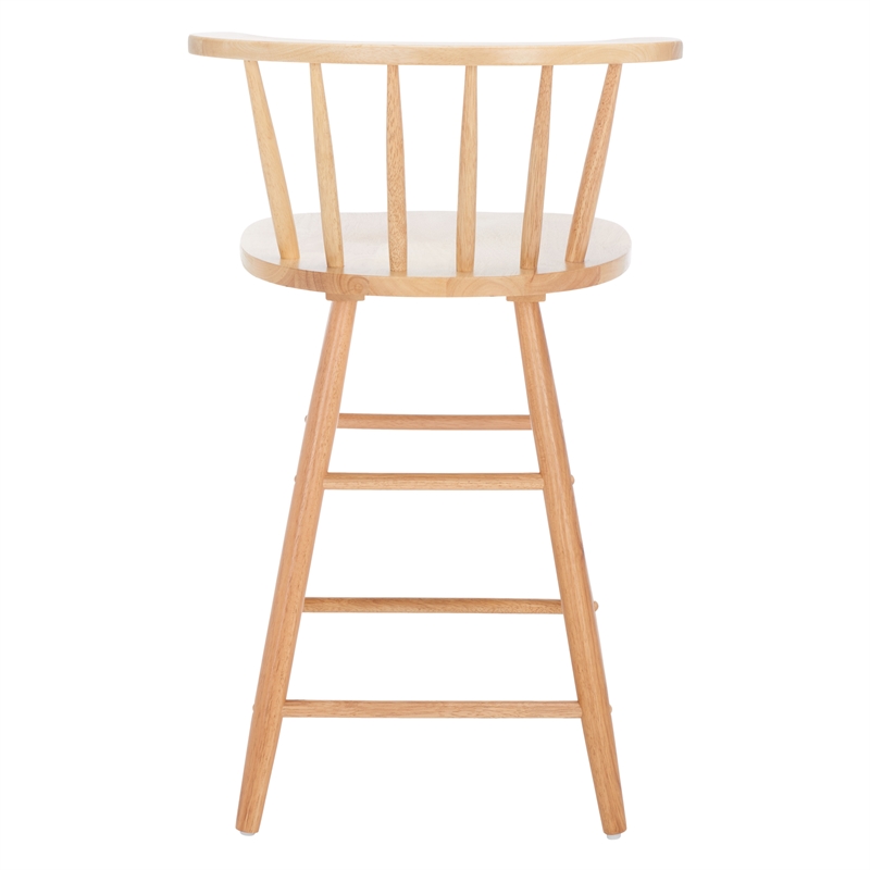 Safavieh Jay Wood Counter Stool in Natural