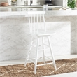 Safavieh Quai Wood Swivel Counter Stool  in White
