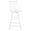 Safavieh Quai Wood Swivel Counter Stool  in White