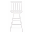 Safavieh Quai Wood Swivel Counter Stool  in White