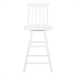 Safavieh Quai Wood Swivel Counter Stool  in White