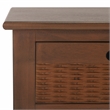 Safavieh Landers Wood 3 Drawer Console Table in Brown