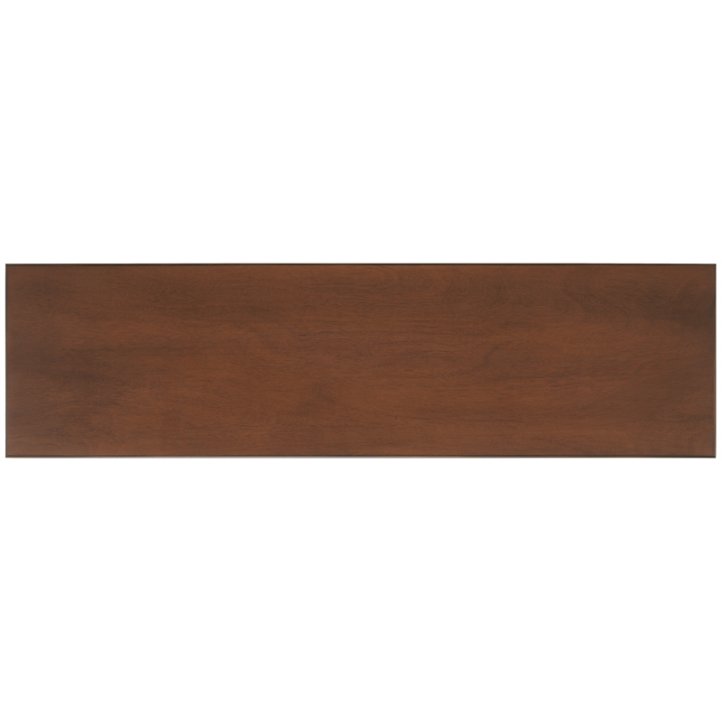 Safavieh Landers Wood 3 Drawer Console Table in Brown