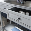 Safavieh Tate Wood and Metal 2 Drawer Console Table in Gray