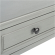 Safavieh Tate Wood and Metal 2 Drawer Console Table in Gray