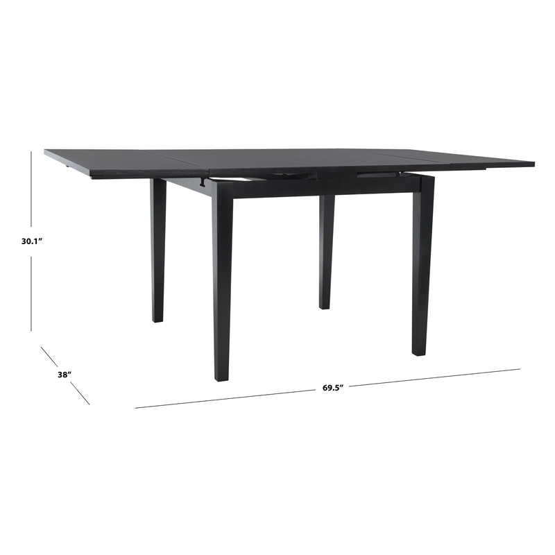 Safavieh Cullen Extension Dining Table Wood in Black