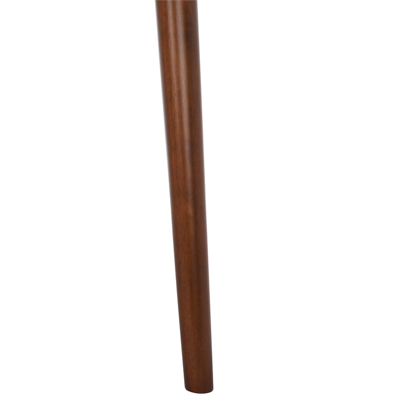 Safavieh Kay Wood Extension Dining Table in Walnut
