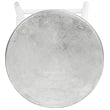 Safavieh Kenzie Iron Barstool in White / Silver