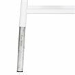Safavieh Kenzie Iron Barstool in White / Silver