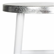 Safavieh Kenzie Iron Barstool in White / Silver