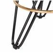 Safavieh Lorna Iron Gold Leaf Counterstool in Black / Gold