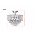 Safavieh Vaxcel Acrylic and Metal Ceiling Lamp in Chrome