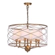Safavieh Thea Iron Pendant Lamp in Gold
