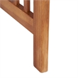 Safavieh Rocklin Wood 4 Pc Outdoor Set  in Natural / Red