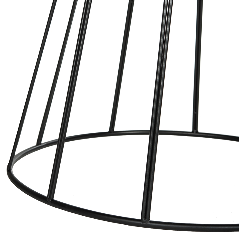 Safavieh Alcott Wood and Metal End Table in Light Gray