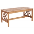 Safavieh Fontana Wood 4 Pc Outdoor Set in Natural / Red