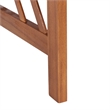 Safavieh Fontana Wood 4 Pc Outdoor Set in Natural / Red