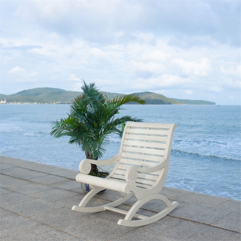 Safavieh Sonora Wood Rocking Chair  in White