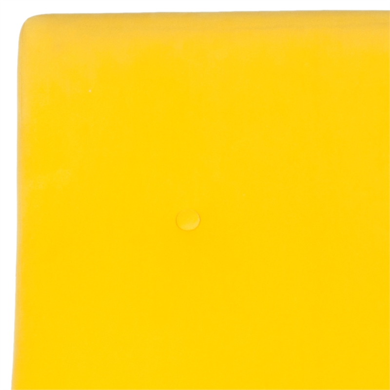 Safavieh Aida Wood and Iron Accent Chair in Yellow