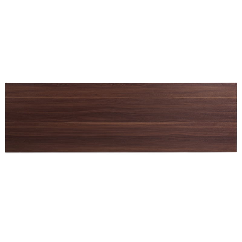 Safavieh Shiloh Wood and Metal Media Stand in White / Walnut