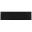 Safavieh Zadie 2 Shelf Wood Media Stand in Black / Natural