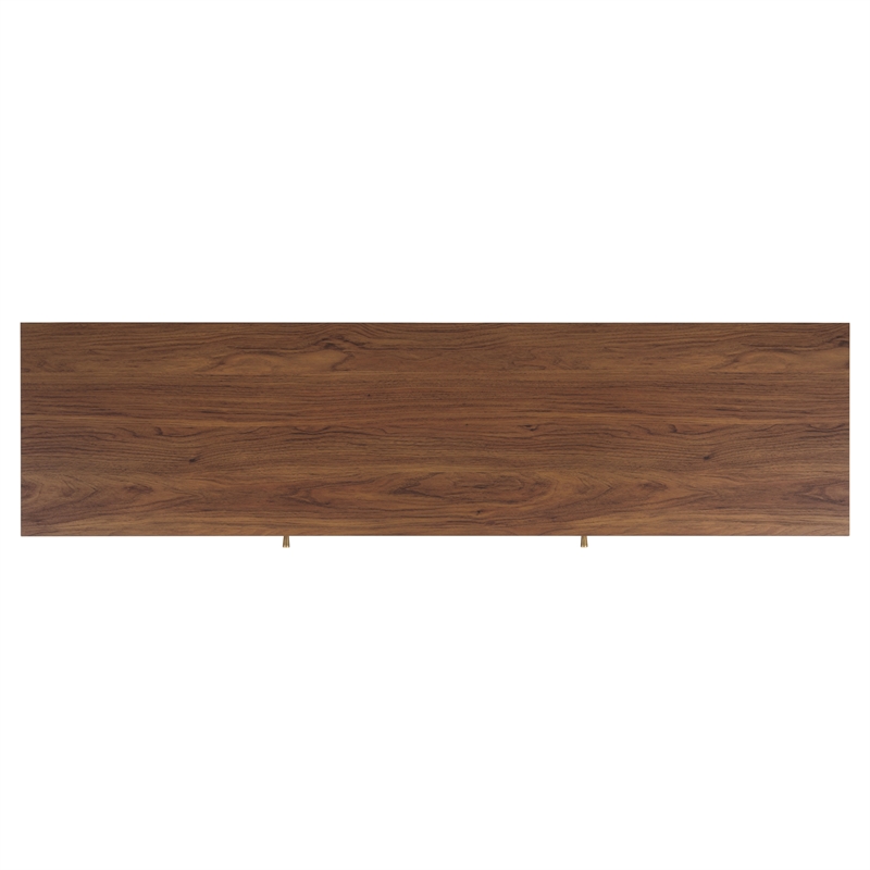 Safavieh Claude Wood 2Door 2Shelf Media Stand in Walnut / Natural