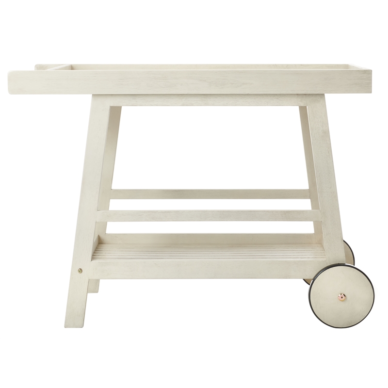 Safavieh Renzo Wood Bar Cart in White