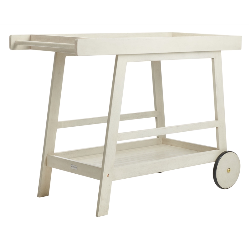Safavieh Renzo Wood Bar Cart in White