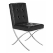 Safavieh Walsh Iron Tufted Side Chair in Black