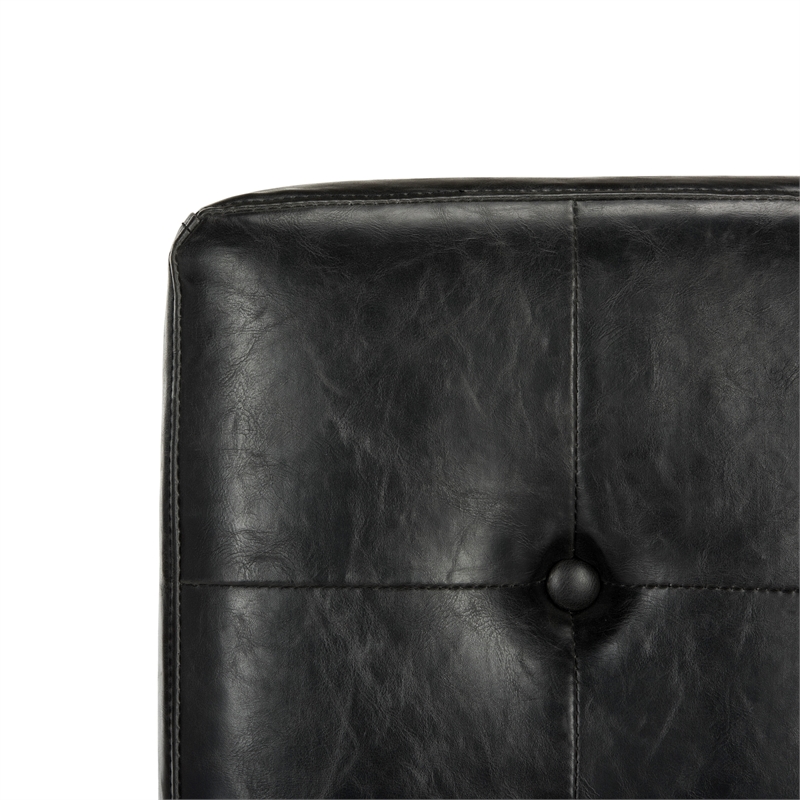 Safavieh Walsh Iron Tufted Side Chair in Black