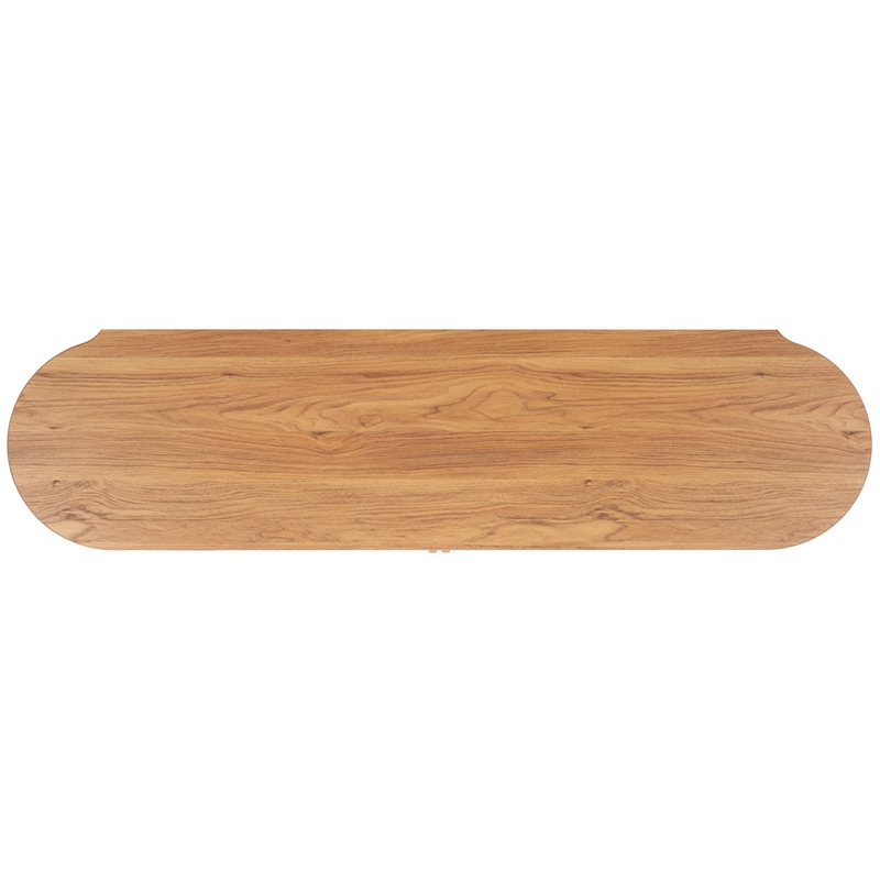 Safavieh Enid 4 Door Media Stand Wood and Metal  in Oak / Black