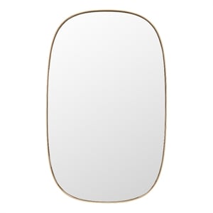 Safavieh Varia Metal and Glass 23&quot Mirror in Brass