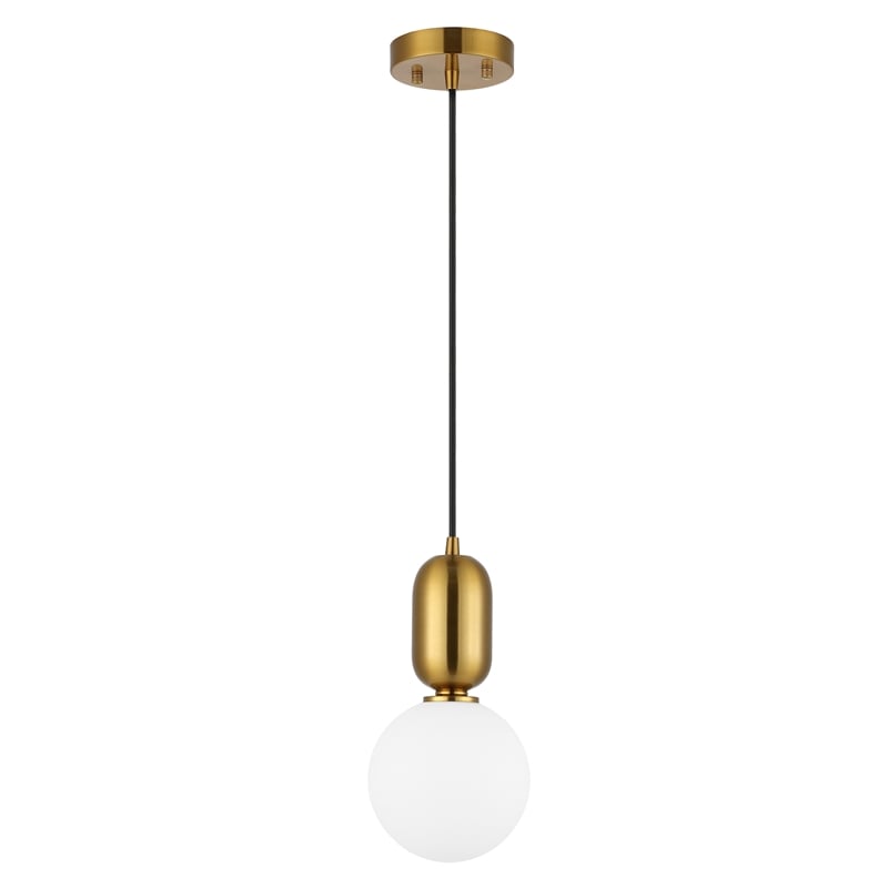 Safavieh Amagiri Glass and Iron 6 Inch Pendant in Multi-Color