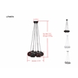 Safavieh Rome Bearing Iron Pendant Lamp in White