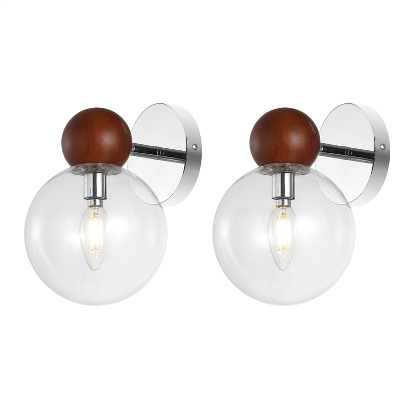 Safavieh Rio Solid Wood and Glass 7.5