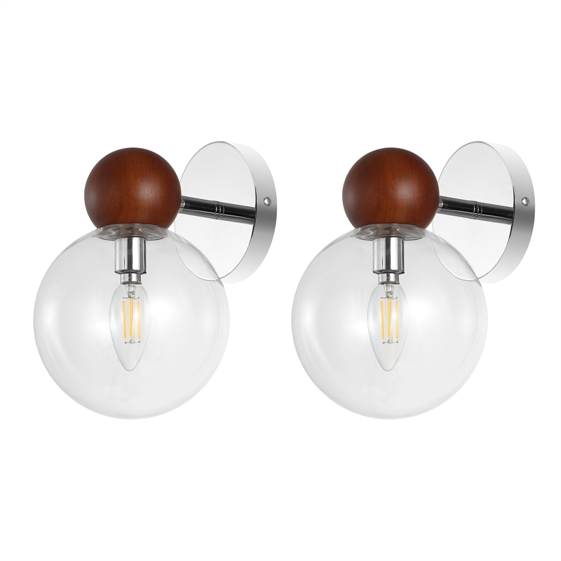 Safavieh Rio Solid Wood and Glass 7.5
