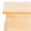 Safavieh Rodney Metal and Wood 2 Drawer Nightstand  in Natural
