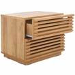 Safavieh Averi Wood 2 Drawer Nightstand in Oak