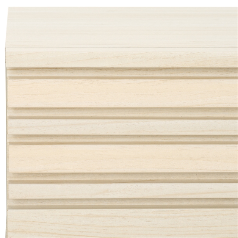 Safavieh Esma Wood 1 Drawer Nightstand in White